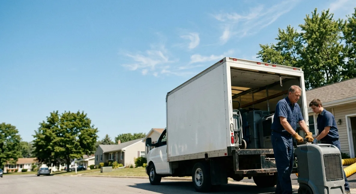 Water Damage Cleanup in Manteno, IL near me